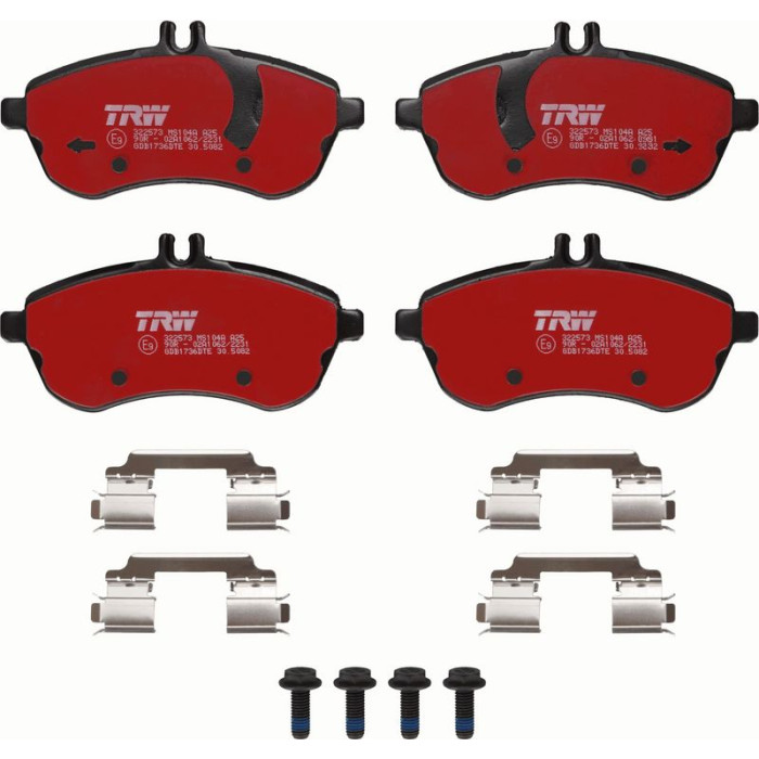 TRW Bremsbeläge Vorderachse DTEC GDB1736DTE TRW Bremsbeläge Vorderachse DTEC GDB1736DTE