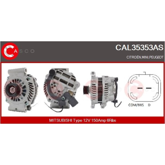 CASCO Generator CAL35353AS CASCO Generator CAL35353AS