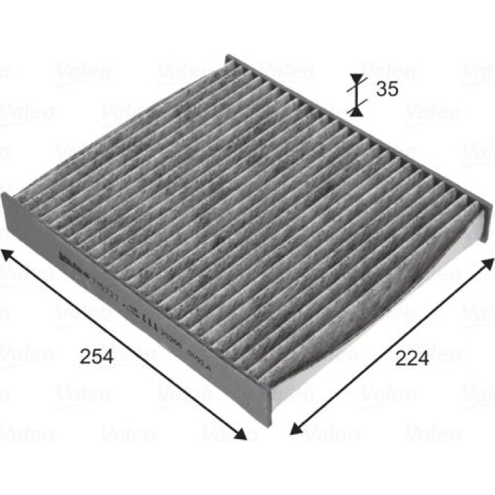 715727 Valeo Innenraumfilter 715727 715727 Valeo Innenraumfilter 715727