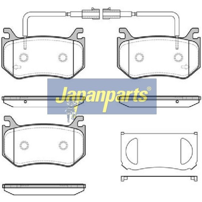 Japanparts Bremsbeläge PP-0204AF Japanparts Bremsbeläge PP-0204AF