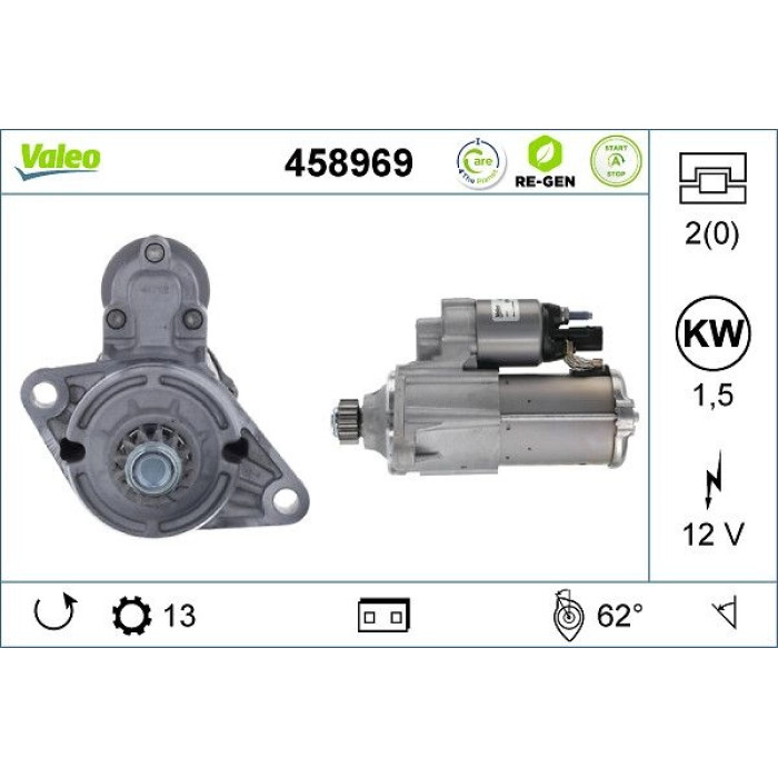 Valeo Anlasser 458969 Valeo Anlasser 458969
