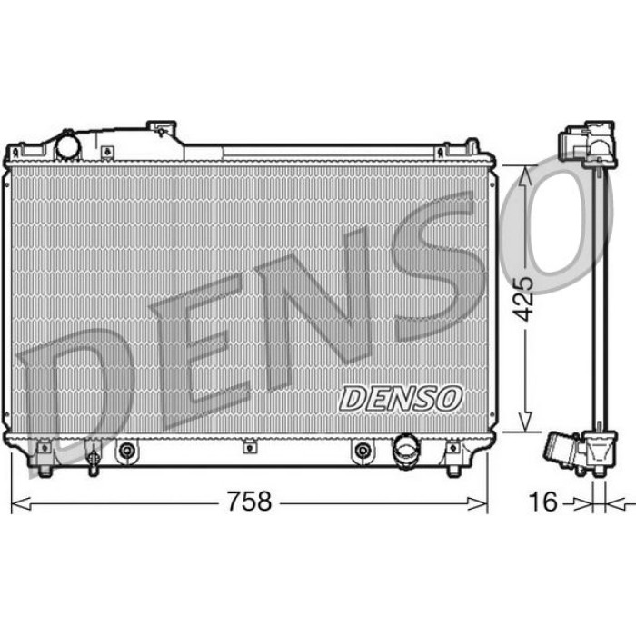 Denso Motorkühler DRM51003 Denso Motorkühler DRM51003