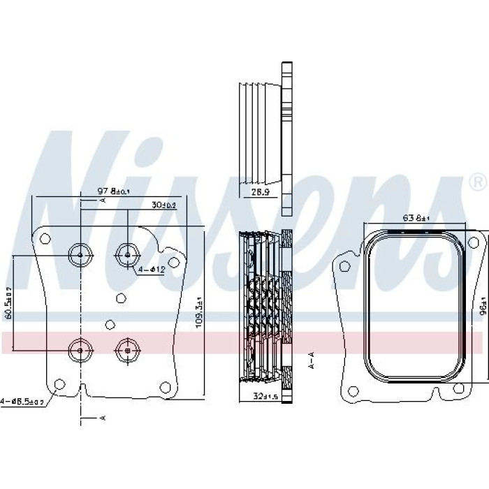 Nissens Ölkühler PKW 90777 Nissens Ölkühler PKW 90777
