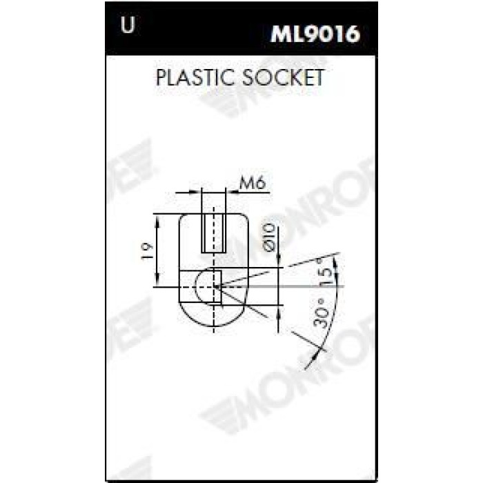 Monroe Kofferraum-Gasfeder ML5789 Monroe Kofferraum-Gasfeder ML5789