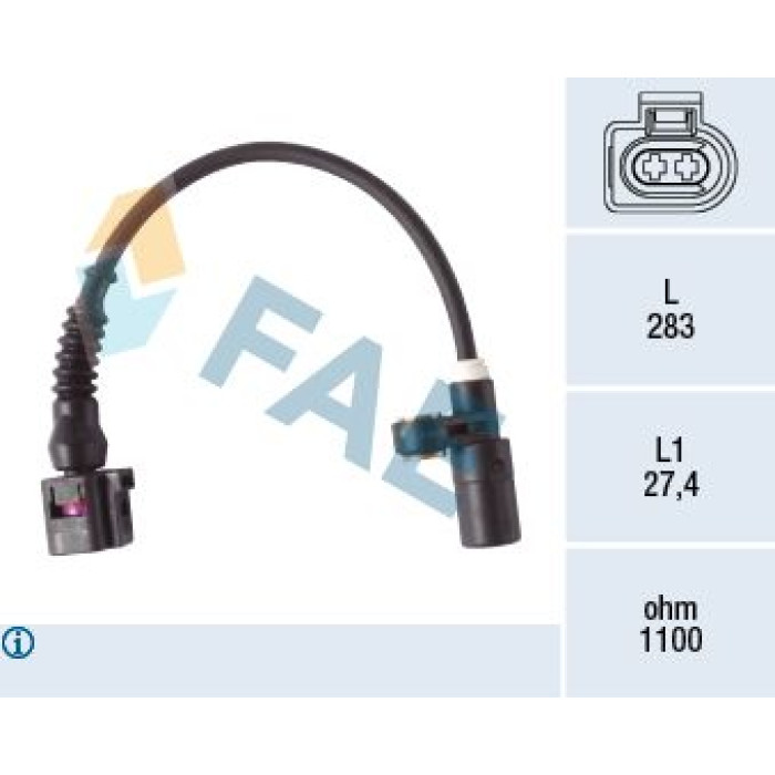 FAE Sensor, Raddrehzahl 78279 FAE Sensor, Raddrehzahl 78279