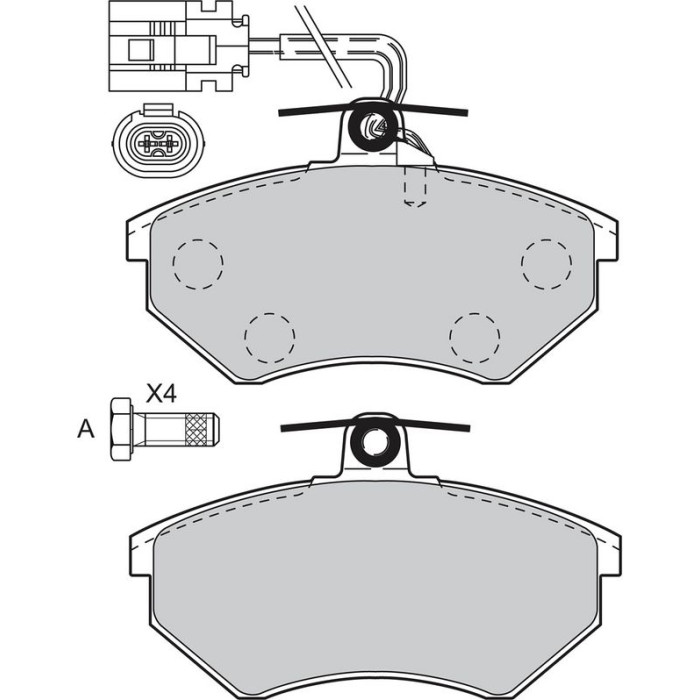 Valeo Bremsbelagsatz 598484