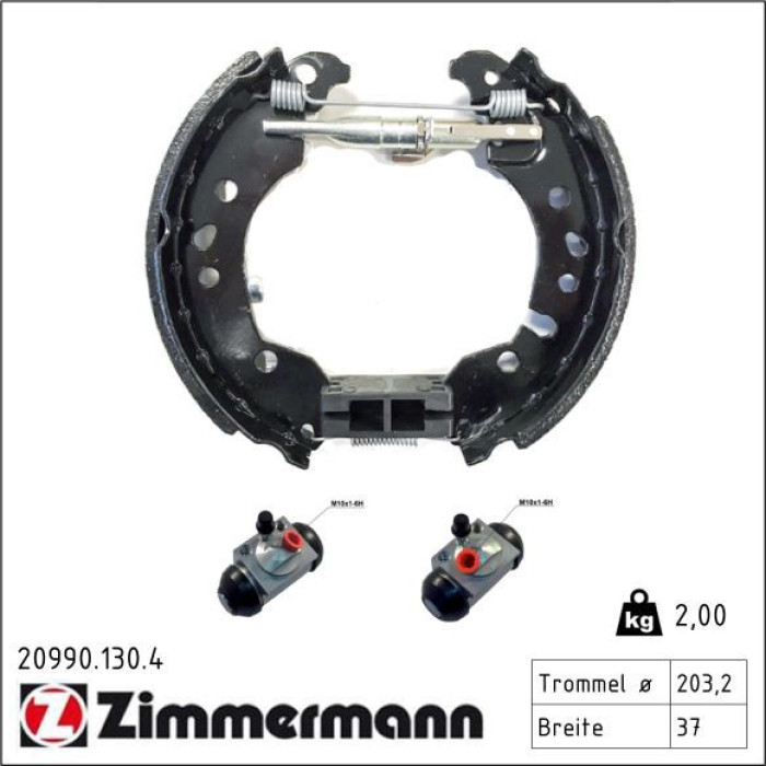 ZIMMERMANN Bremsbacken 20990.130.4