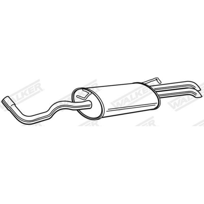 Walker Endschalldämpfer 23232 Walker Endschalldämpfer 23232
