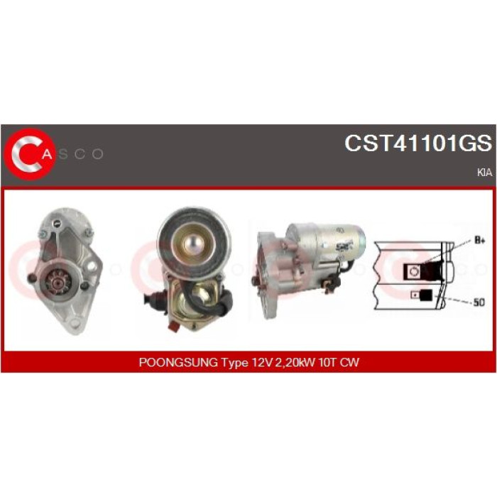 CASCO Anlasser CST41101GS CASCO Anlasser CST41101GS