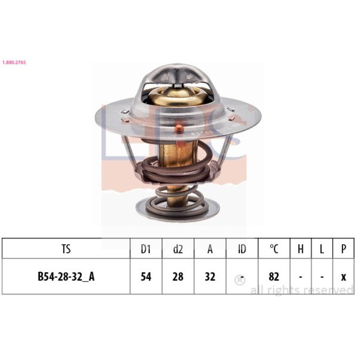 1.880.276S EPS Thermostat 1.880.276S 1.880.276S EPS Thermostat 1.880.276S