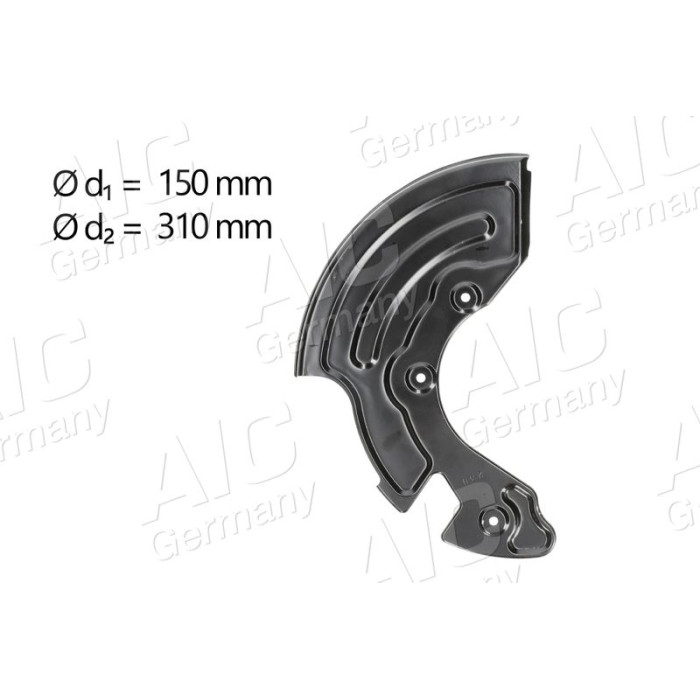 BREMSANKERBLECH V R VERZINKT D:310MM 57065 BREMSANKERBLECH V R VERZINKT D:310MM 57065