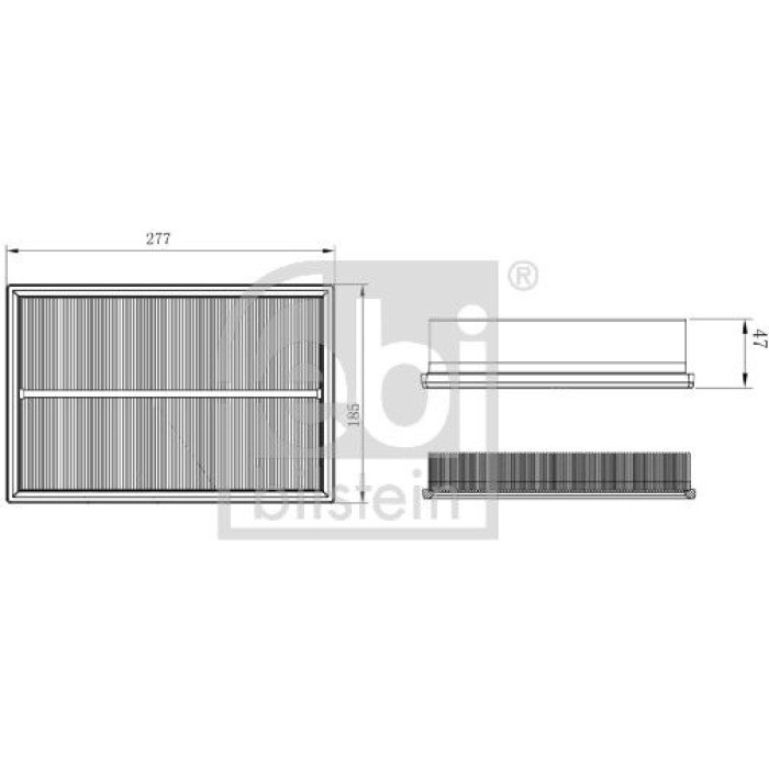 febi Luftfilter 172471 febi Luftfilter 172471