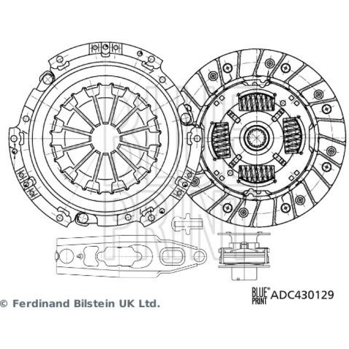 ADC430129 BluePrint Kupplungssatz ADC430129 ADC430129 BluePrint Kupplungssatz ADC430129