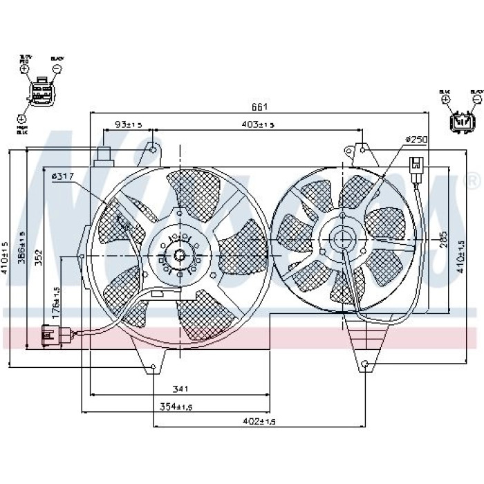 Nissens Kühlerlüfter PKW 85296 Nissens Kühlerlüfter PKW 85296