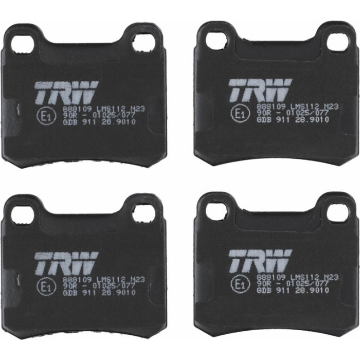 TRW Bremsbeläge Hinterachse GDB911 TRW Bremsbeläge Hinterachse GDB911