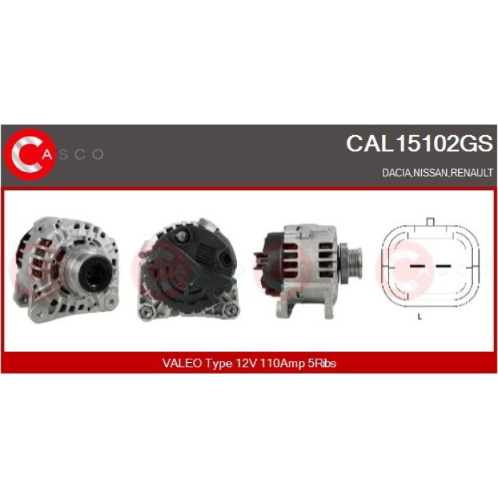 CASCO Generator CAL15102GS CASCO Generator CAL15102GS