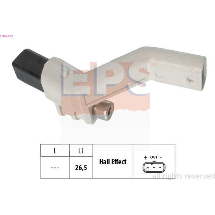 EPS Geschwindigkeitssensor 1.953.772 EPS Geschwindigkeitssensor 1.953.772