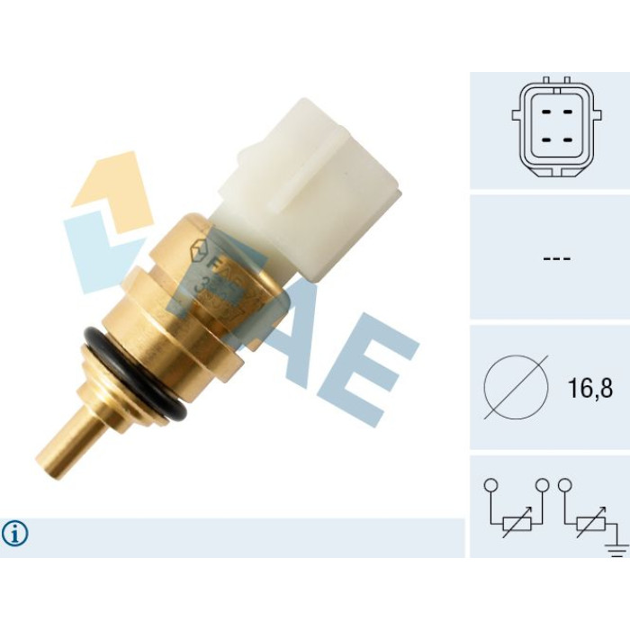 FAE Sensor, Kühlmitteltemperatur 33357 FAE Sensor, Kühlmitteltemperatur 33357