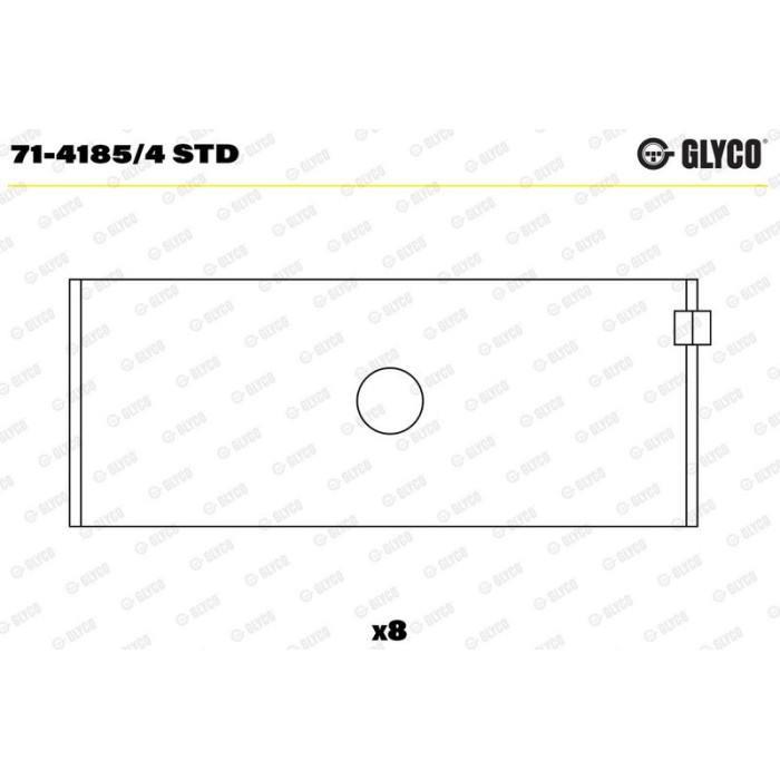 GLYCO Pleuellager 71-4185/4 STD GLYCO Pleuellager 71-4185/4 STD