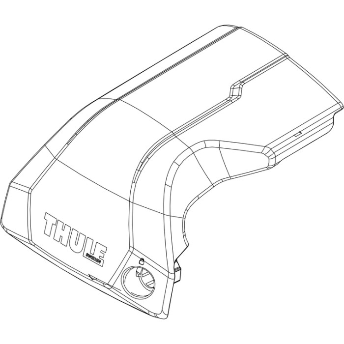 Thule Frontabdeckung links 1500054245 für Edge Flush Rail Dachträgerfuß Thule Frontabdeckung links 1500054245 für Edge Flush Rail Dachträgerfuß