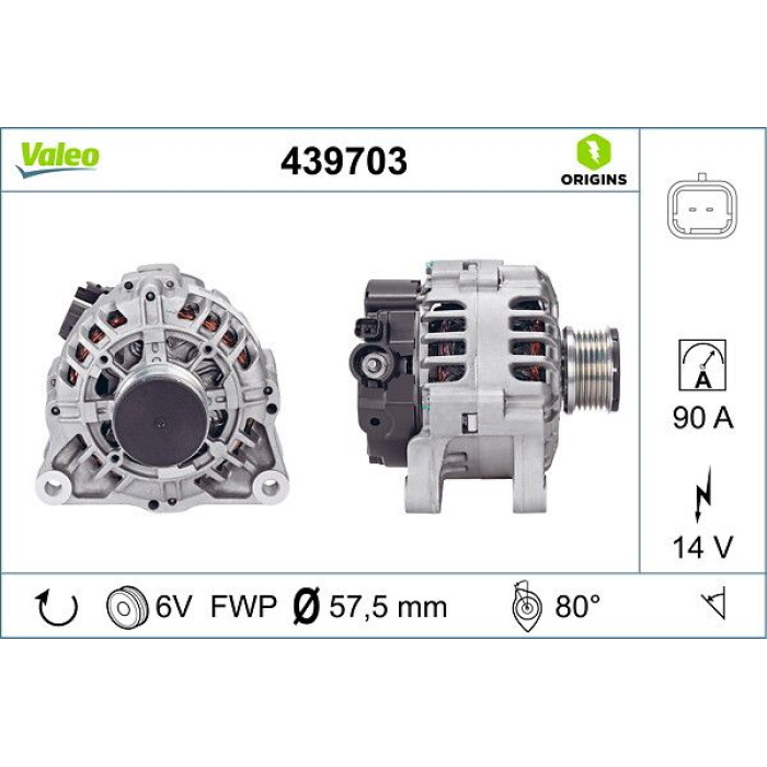 Valeo Lichtmaschine 439703 Valeo Lichtmaschine 439703