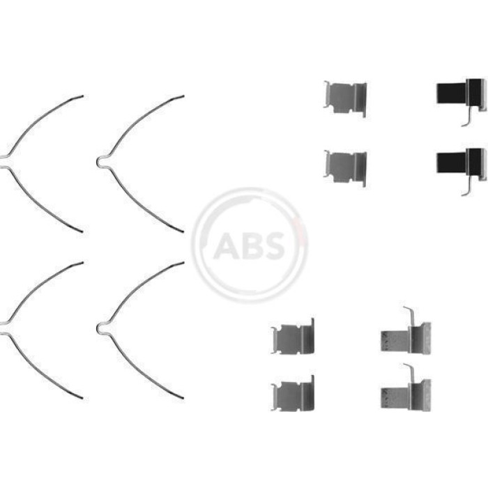 A.B.S. Zubehörsatz Scheibenbremsbeläge 1261Q A.B.S. Zubehörsatz Scheibenbremsbeläge 1261Q
