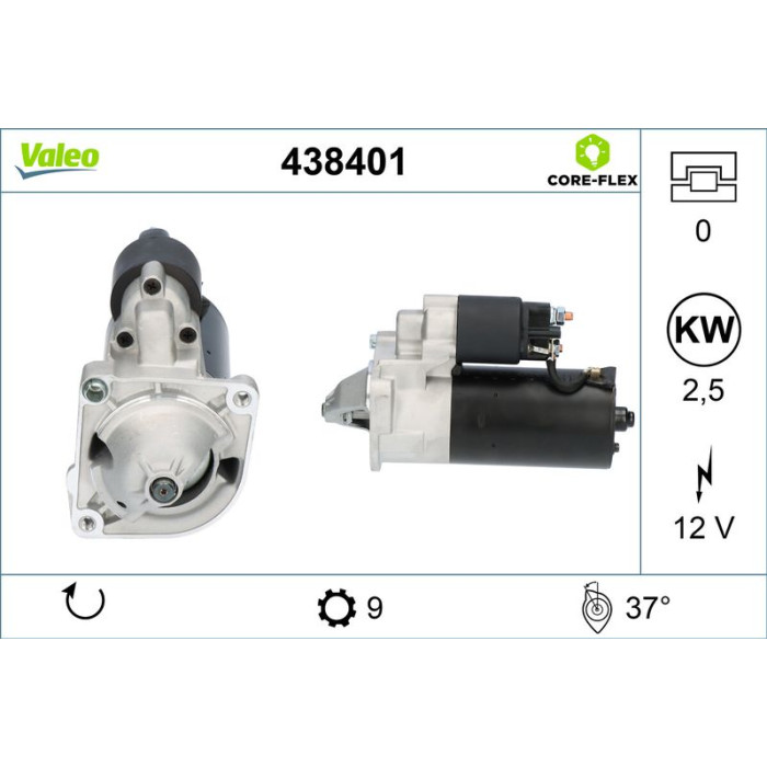 Valeo Anlasser 438401 Valeo Anlasser 438401