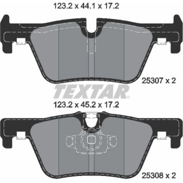 Textar Bremsbelagsatz 2530701