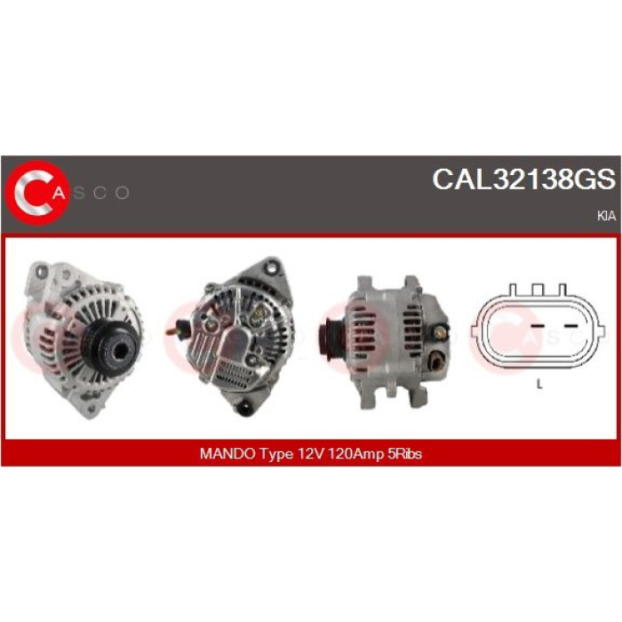 CASCO Generator CAL32138GS CASCO Generator CAL32138GS