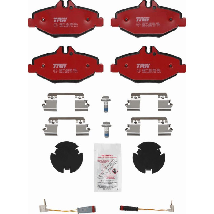 TRW Bremsbelagsatz Mercedes-Benz W211/S211 1 8-3 5 02-09 Dtec Cotec GDB1542DTE TRW Bremsbelagsatz Mercedes-Benz W211/S211 1 8-3 5 02-09 Dtec Cotec GDB1542DTE