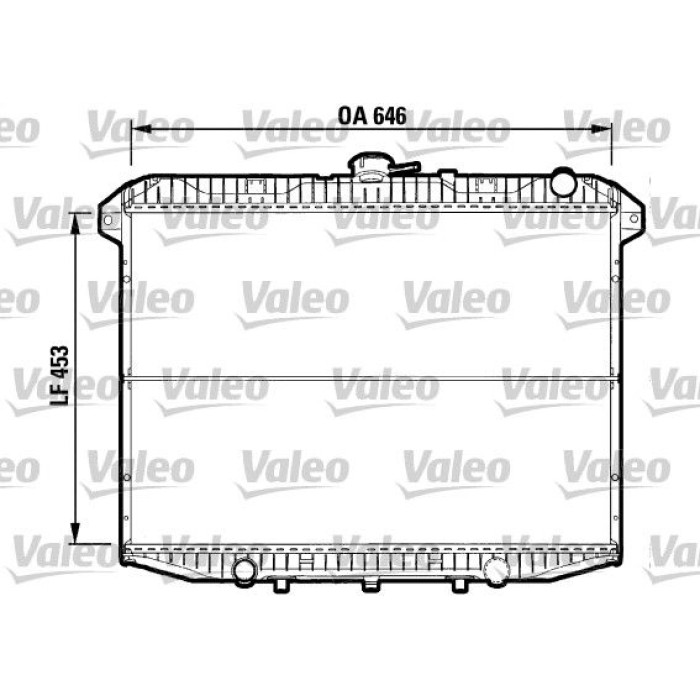 Valeo Motorkühler 732592