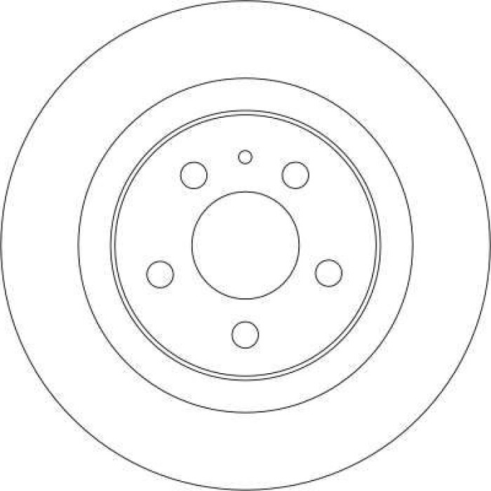 TRW Bremsscheibe Peugeot 807/C8 DF4256