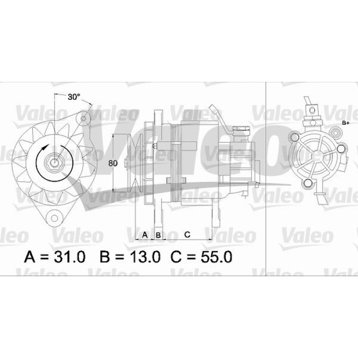 Valeo Lichtmaschine 437148 Valeo Lichtmaschine 437148