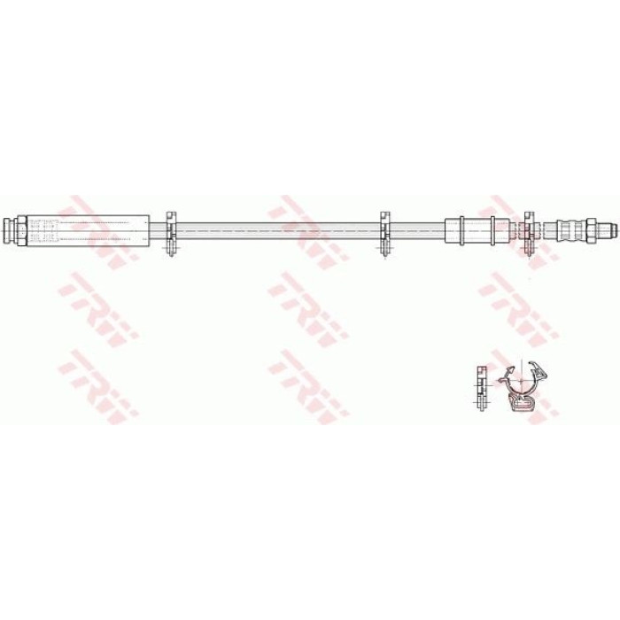 TRW Bremsschlauch PHB292 TRW Bremsschlauch PHB292