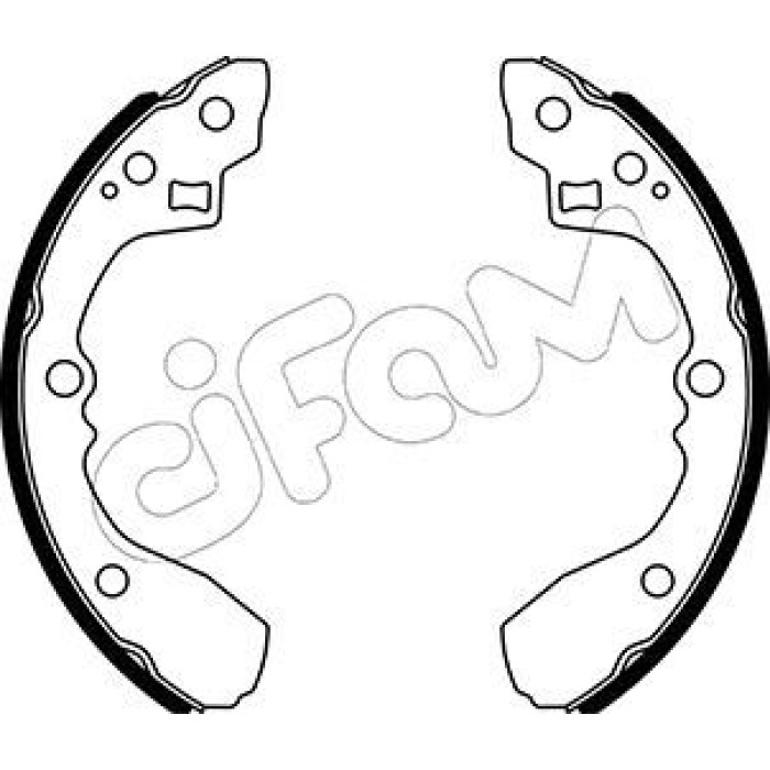 CIFAM Bremsbackensatz 153-506 CIFAM Bremsbackensatz 153-506