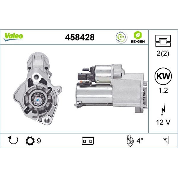 Valeo Anlasser 458428