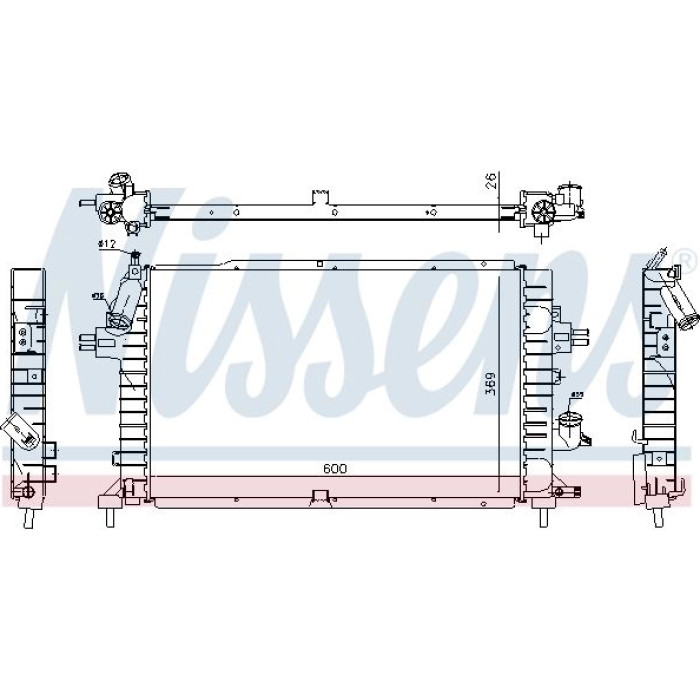 Nissens Wasserkühler PKW 63029A Nissens Wasserkühler PKW 63029A