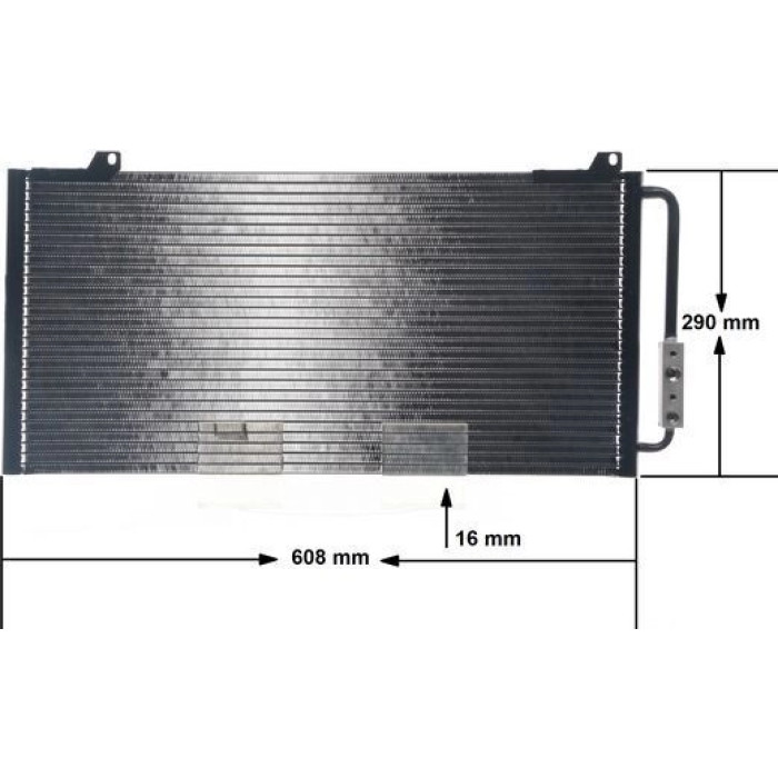 MAHLE Kondensator, Klimaanlage AC 160 000S MAHLE Kondensator, Klimaanlage AC 160 000S