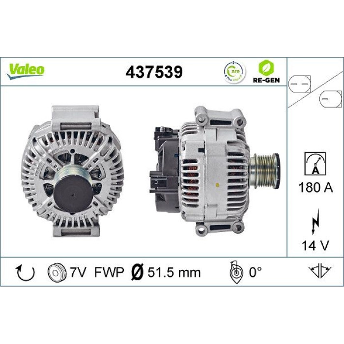 Valeo Lichtmaschine 437539 Valeo Lichtmaschine 437539