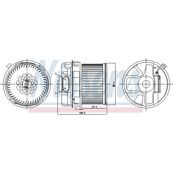 Nissens Innenraumgebläse 87260 Nissens Innenraumgebläse 87260