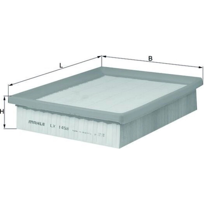 MAHLE Luftfilter LX 1458 MAHLE Luftfilter LX 1458