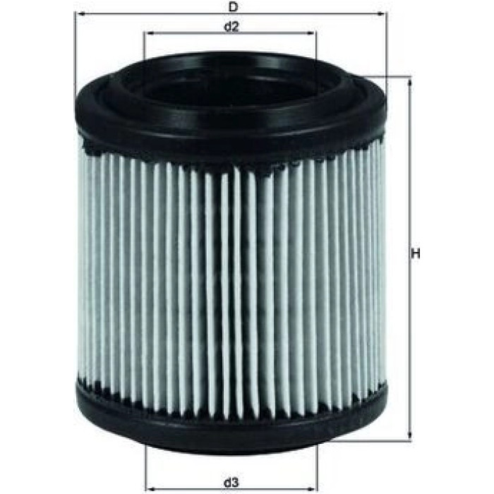 MAHLE Luftfilter LX 279