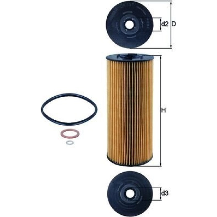 Mahle Original Ölfilter OX 137D Mahle Original Ölfilter OX 137D