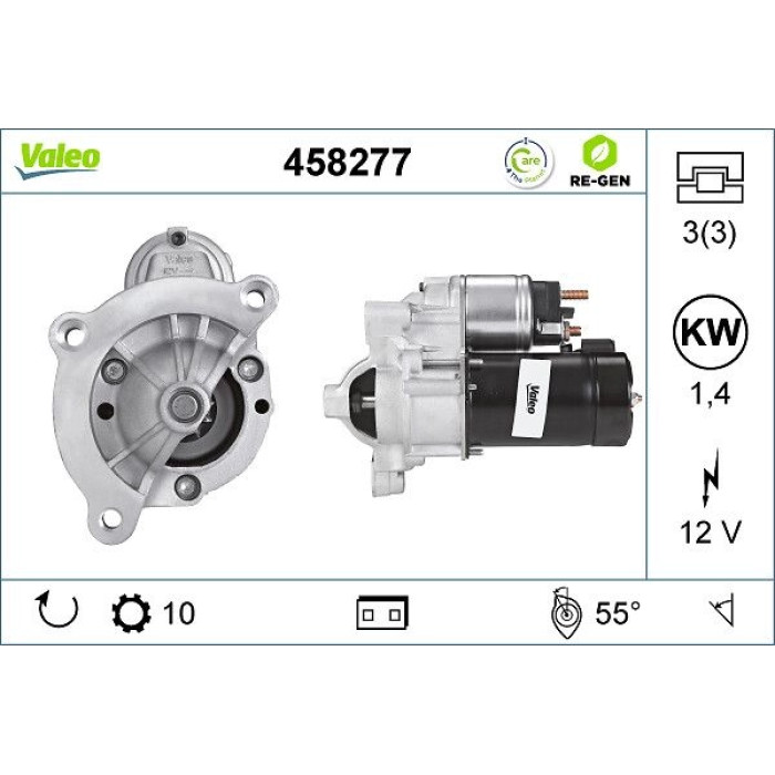 Valeo Anlasser 458277 Valeo Anlasser 458277