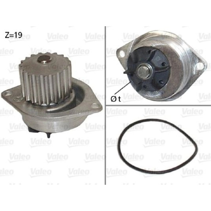Valeo Wasserpumpe / Kühlmittelpumpe 506595 Valeo Wasserpumpe / Kühlmittelpumpe 506595