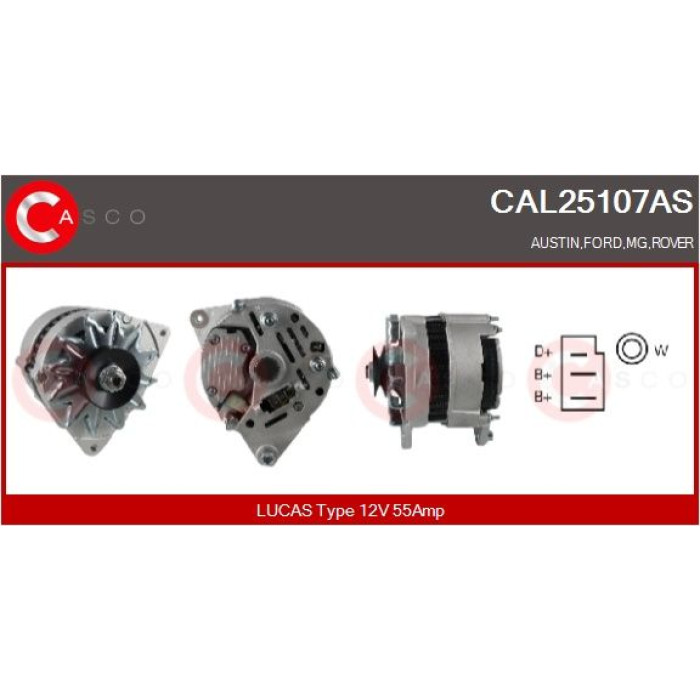 CASCO Generator CAL25107AS CASCO Generator CAL25107AS