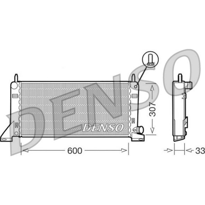 Denso Motorkühler DRM10020 Denso Motorkühler DRM10020