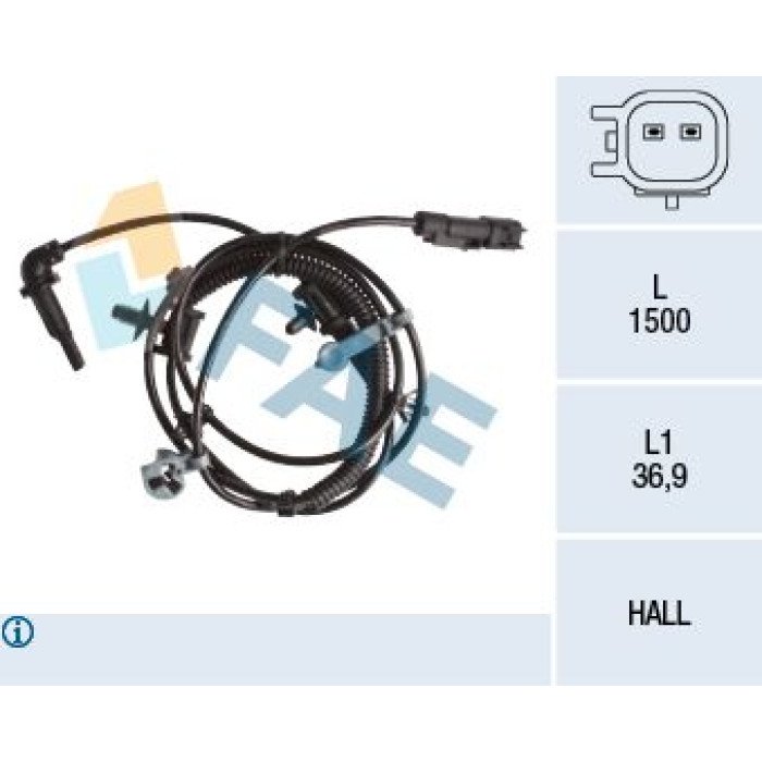 FAE Sensor, Raddrehzahl 78238 FAE Sensor, Raddrehzahl 78238
