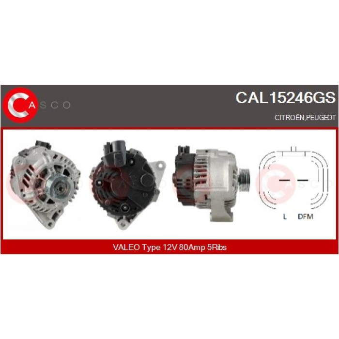 CASCO Generator CAL15246GS CASCO Generator CAL15246GS