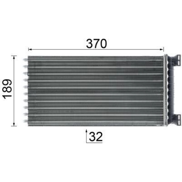 MAHLE Wärmetauscher, Innenraumheizung AH 130 000P MAHLE Wärmetauscher, Innenraumheizung AH 130 000P